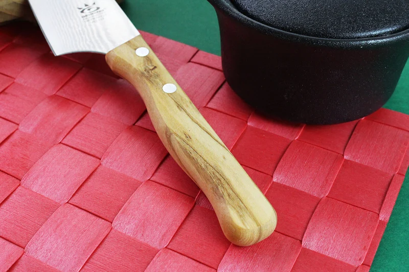 Couteau de chef Gehring Look lame 15cm damas 65 couches manche olivier