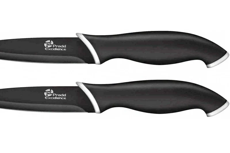 Coffret 6 couteaux steak Pradel Excellence lame noire 10cm revêtement anti-adhérent