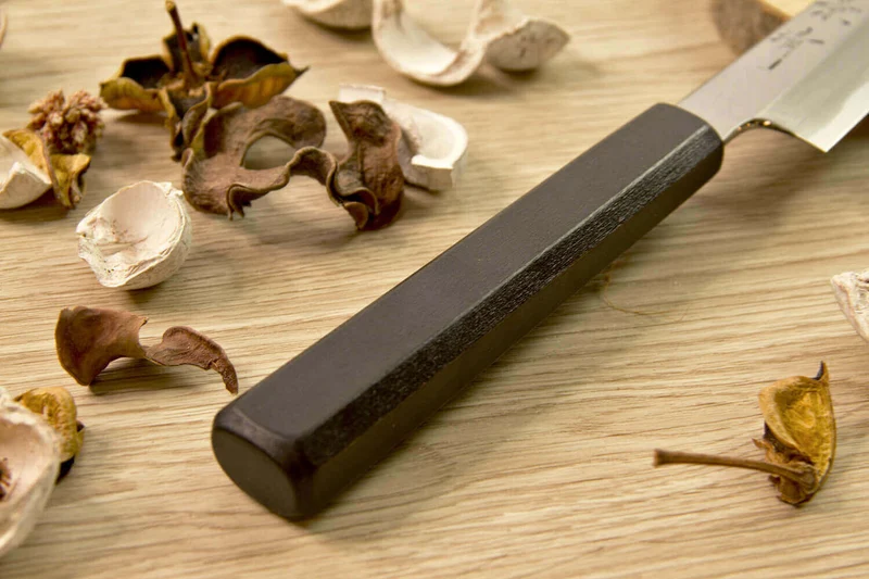 Couteau sujihiki japonais artisanal Kagekiyo Suri Urushi 24cm