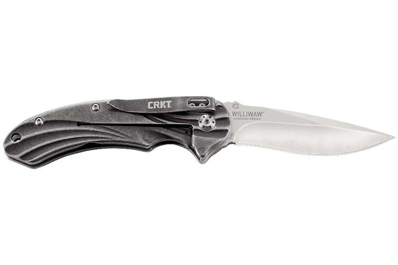 Couteau pliant CRKT Williwaw 6016 manche acier inox 10,5cm