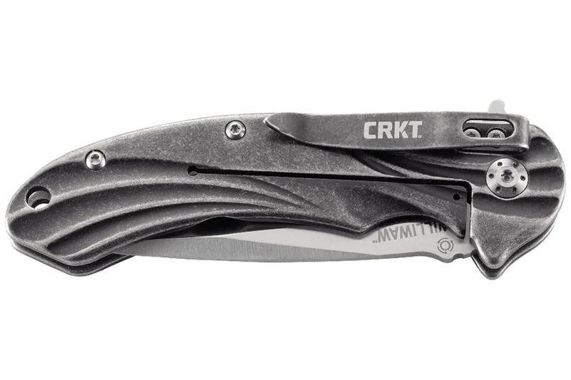 Couteau pliant CRKT Williwaw 6016 manche acier inox 10,5cm