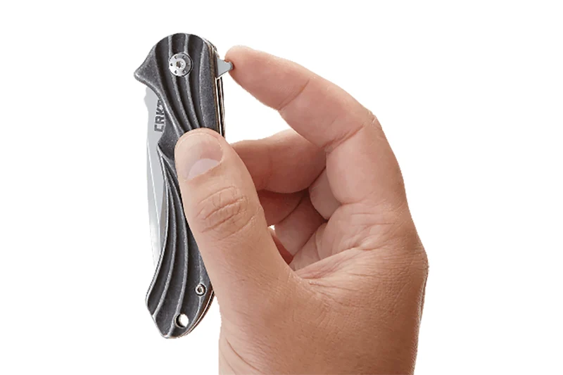 Couteau pliant CRKT Williwaw 6016 manche acier inox 10,5cm