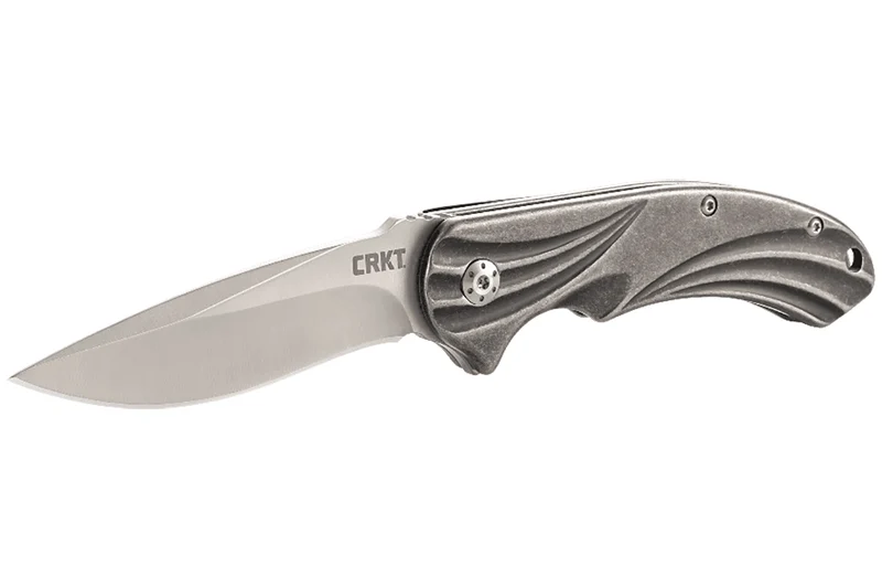 Couteau pliant CRKT Williwaw 6016 manche acier inox 10,5cm
