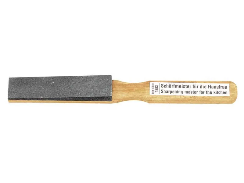 Pierre à aiguiser carbure de silicium sur manche en bois