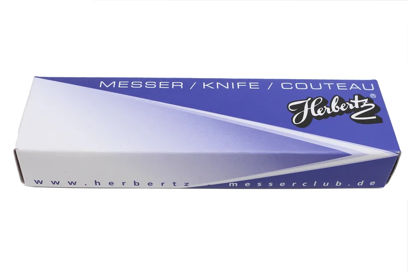Couteau pliant à champignons Herbertz acier inox 7,5cm avec brosse