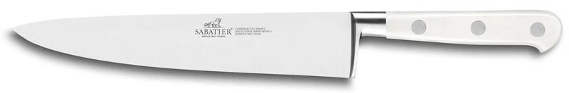 Coffret 2 couteaux Sabatier Toque blanche 100% forgés Office + Chef