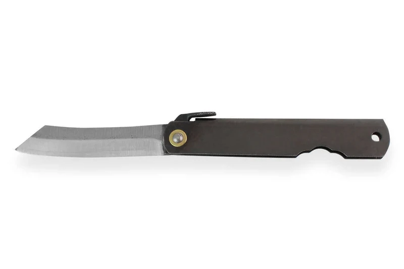 Couteau de poche Higonokami Kanetsune lame 7cm acier SK-5
