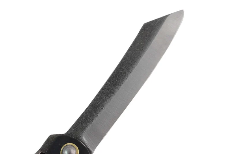 Couteau de poche Higonokami Kanetsune lame 7,5cm manche acier noir