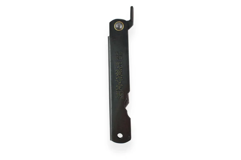 Couteau de poche Higonokami Kanetsune lame 7cm manche acier noir