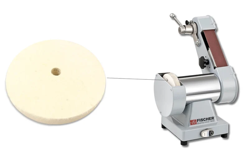 Disque de feutre polissage 150 x 20 x 15 mm pour affûteuse électrique Fischer 75800