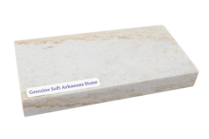 Pierre naturelle d'Arkansas Soft Arkansas RH PREYDA grain moyen/épais + coffret en bois
