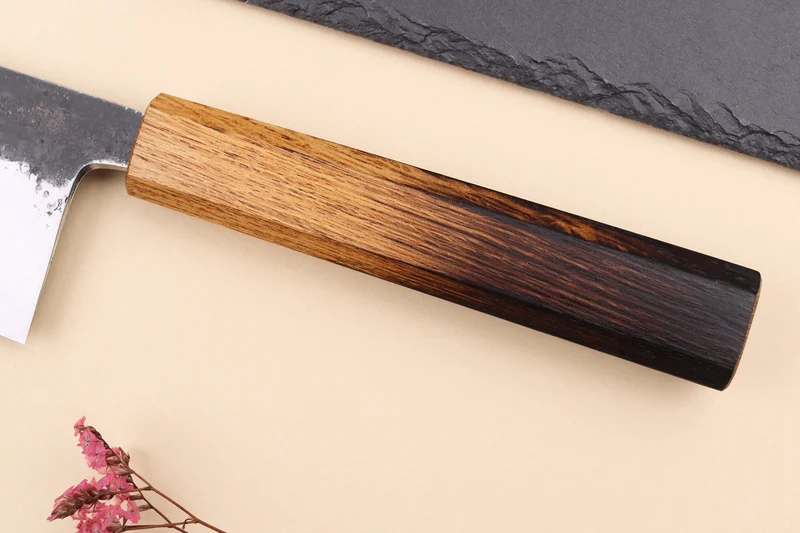 Couteau nakiri 16,5cm japonais artisanal Hado Sumi WS2