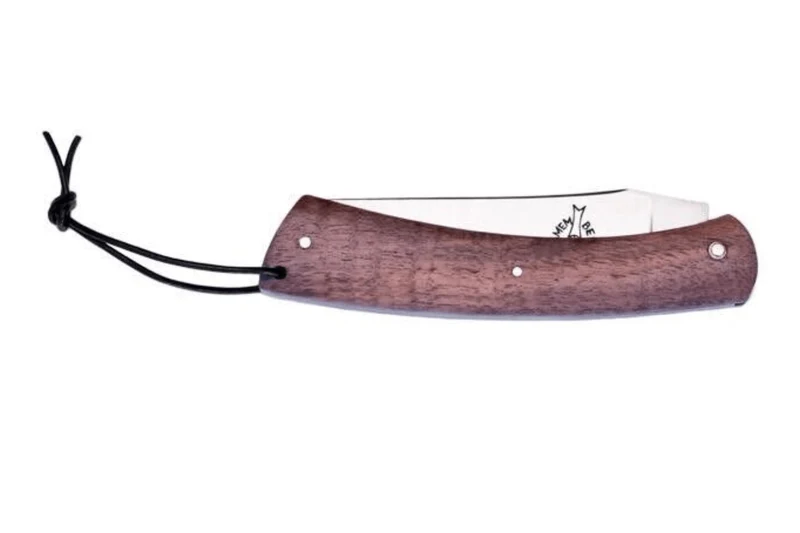 Couteau Camembert Sauveterre artisanal plein manche noyer 11cm