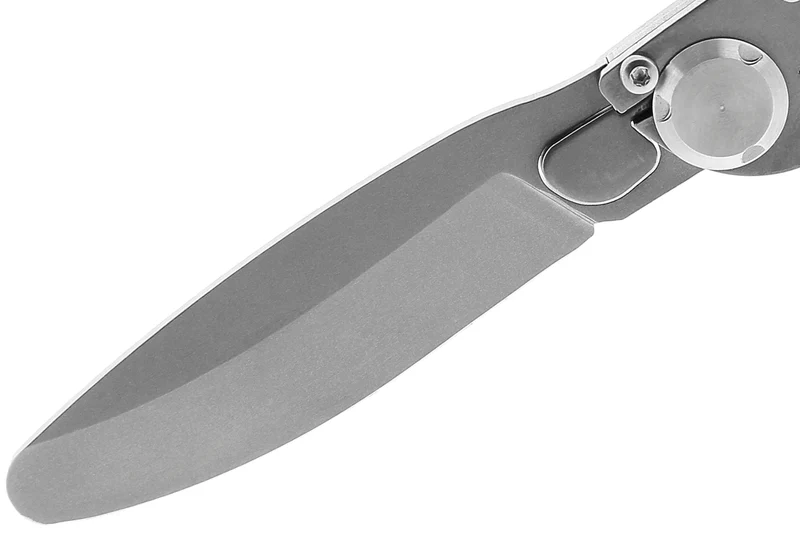 Couteau pliant K2 Kids 812171 manche inox décor chimie 9,5cm + étui suédine