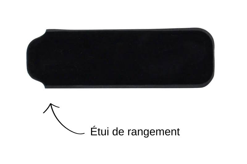 Couteau pliant K2 Elegance K2.21M manche inox décor papillon 11,5cm + étui suédine