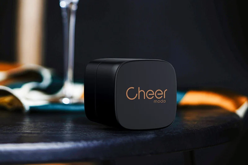 Bouchon de conservation spécial champagne Cheer Moda Bubble - Noir & Bronze