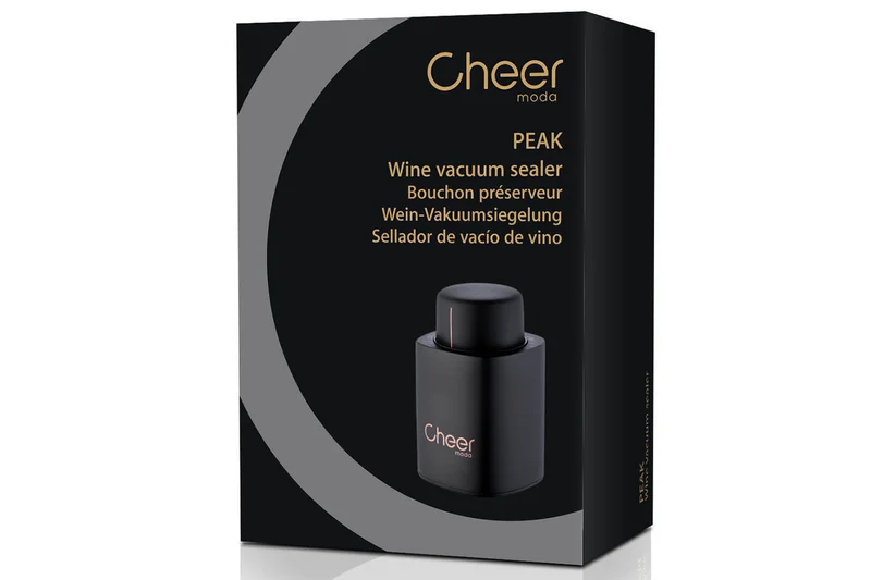 Bouchon de conservation Cheer Moda Peak - Noir & Bronze