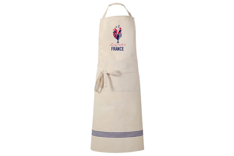 Tablier de cuisine Tissage de l'Ouest Joel fabriqué en France - Coq Français
