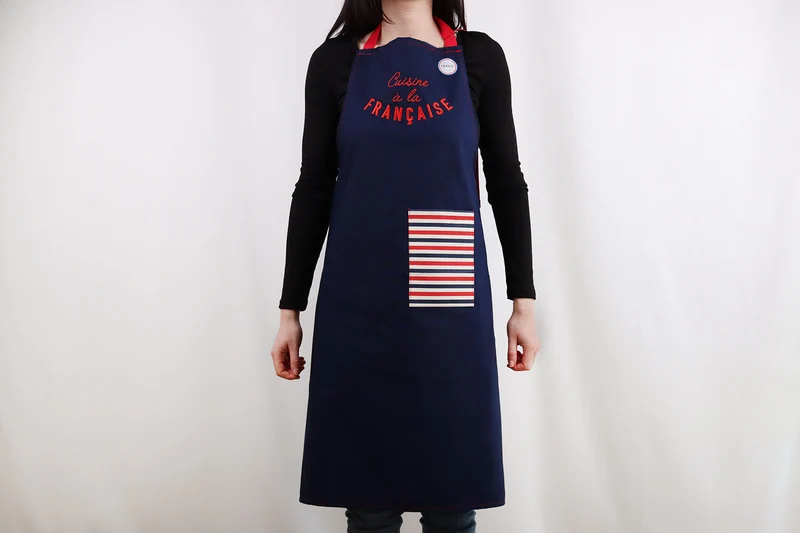 Tablier de cuisine Tissage de l'Ouest Marie fabriqué en France - Cuisine à la française