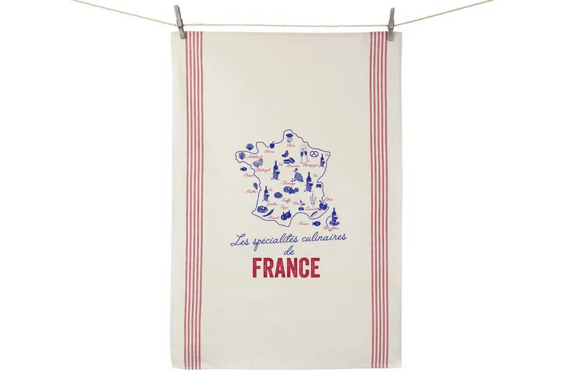 Torchon de cuisine Tissage de l'Ouest Léon fabriqué en France - Spécialités culinaires