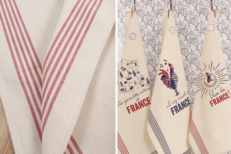 Torchon de cuisine Tissage de l'Ouest Léon fabriqué en France - Spécialités culinaires