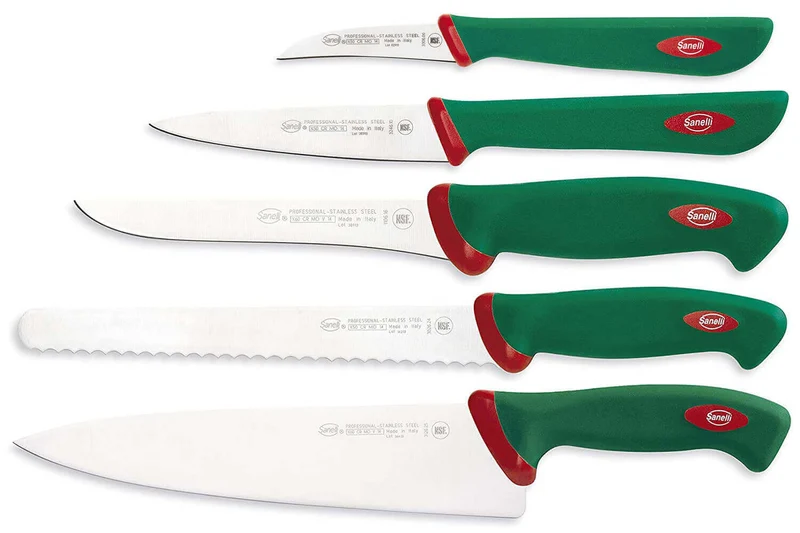 Trousse souple 5 couteaux professionnels Sanelli Premana