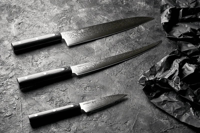 Couteau de chef Samura Damascus 67 VG10 damas 21cm