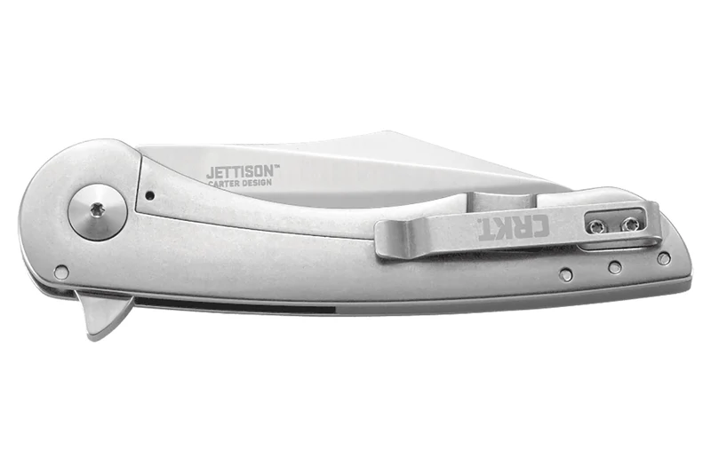 Couteau pliant CRKT Jettison 6130 manche acier inox 11,5cm