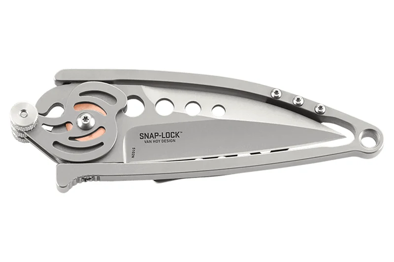 Couteau pliant CRKT Snap Lock 5102N manche acier 420J2 10,5cm