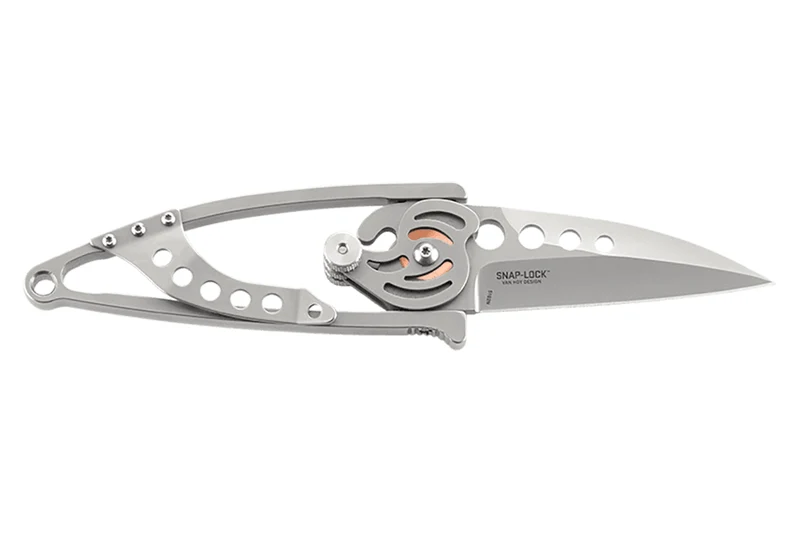 Couteau pliant CRKT Snap Lock 5102N manche acier 420J2 10,5cm