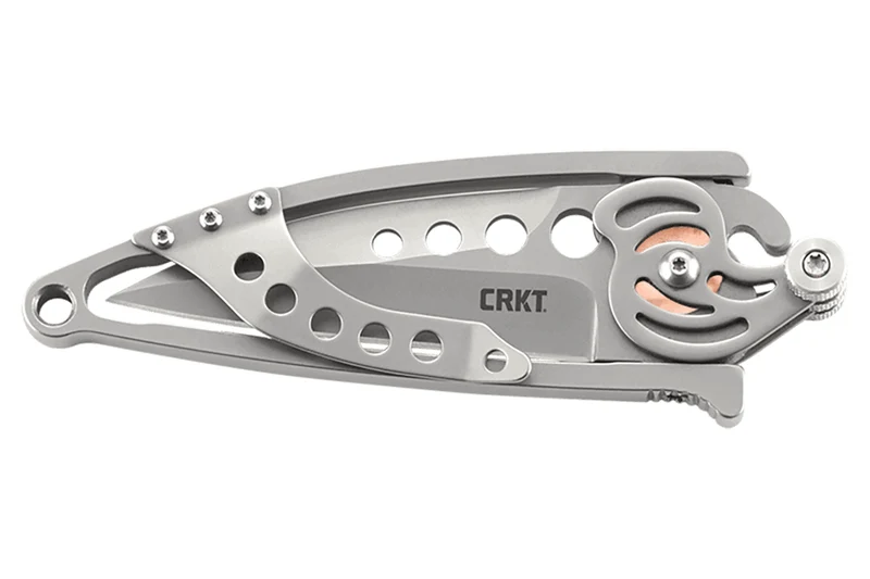 Couteau pliant CRKT Snap Lock 5102N manche acier 420J2 10,5cm