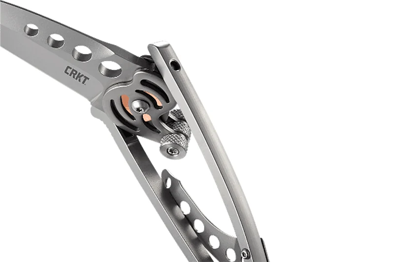 Couteau pliant CRKT Snap Lock 5102N manche acier 420J2 10,5cm