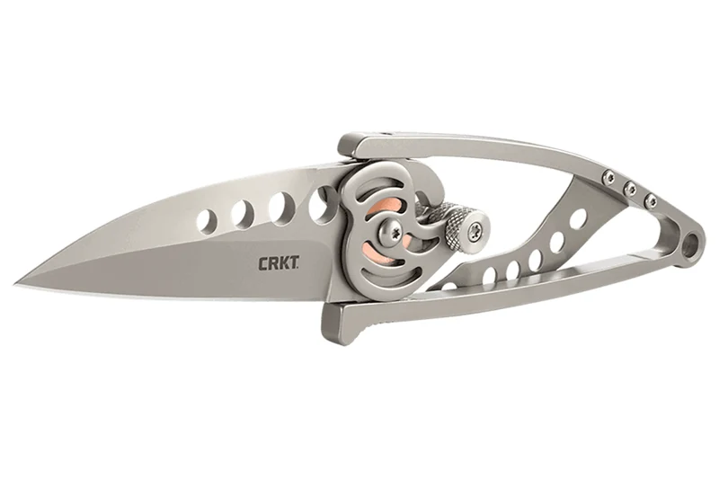 Couteau pliant CRKT Snap Lock 5102N manche acier 420J2 10,5cm