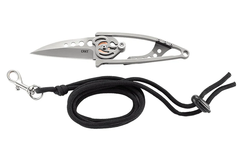 Couteau pliant CRKT Snap Lock 5102N manche acier 420J2 10,5cm