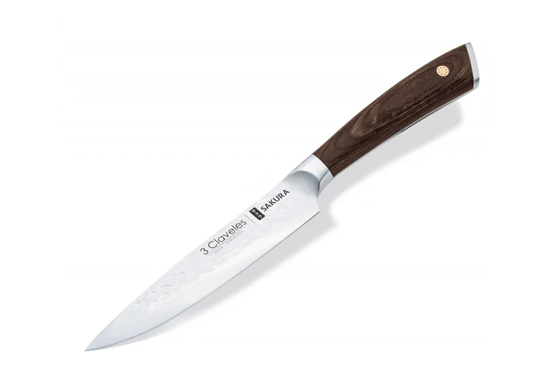 Couteau universel 3 Claveles Sakura manche pakka 12,5cm