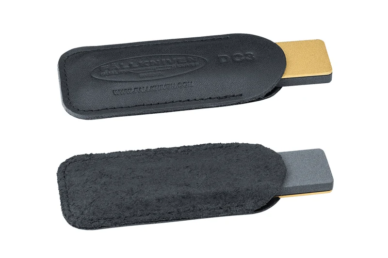 Pierre à aiguiser DC3 Fallkniven diamant/céramique 7.5cm + étui en cuir