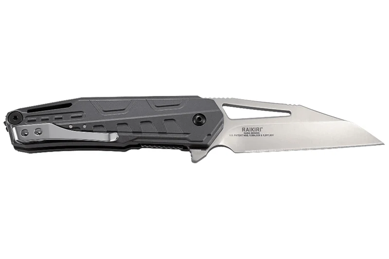 Couteau pliant CRKT Raikiri 5040 manche nylon et fibre de verre 12cm