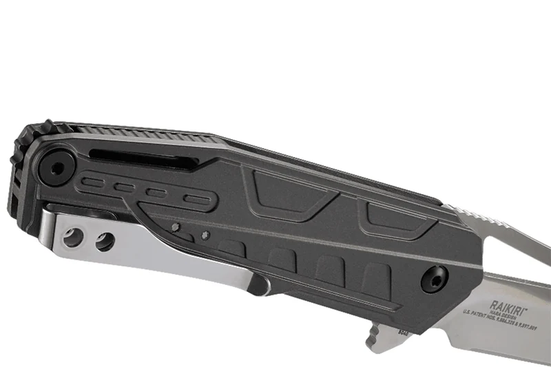 Couteau pliant CRKT Raikiri 5040 manche nylon et fibre de verre 12cm