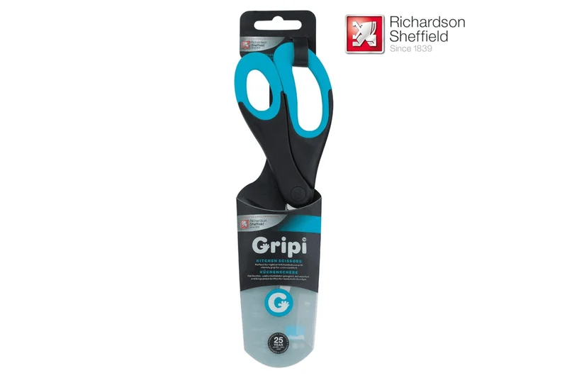 Ciseaux de cuisine Richardson Gripi 22cm noir et bleu