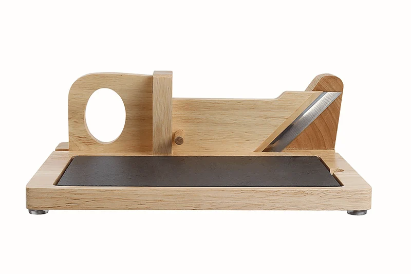 Guillotine à saucisson Livoo avec plateau en ardoise