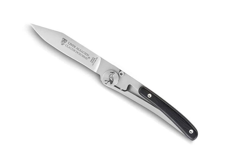 Couteau pliant Alsacien Claude Dozorme manche ébène 11,5cm