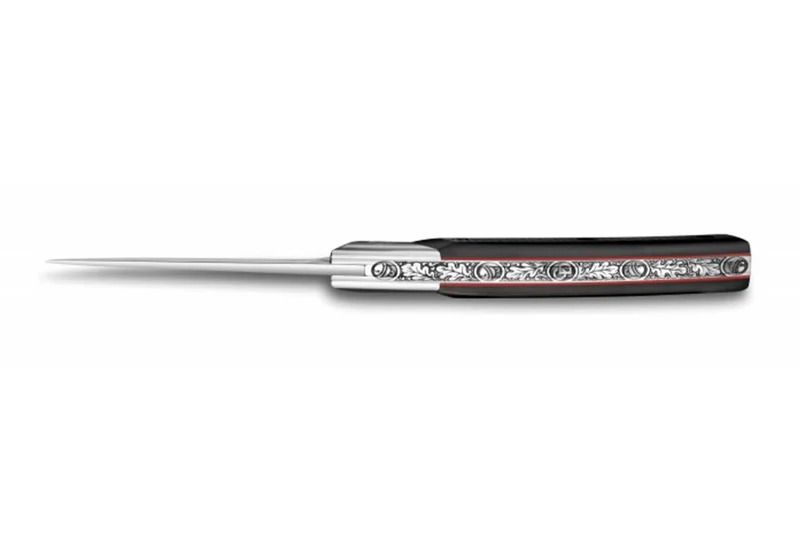Couteau pliant Le Thiers Secret Claude Dozorme manche fibre de carbone 11cm