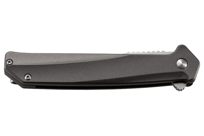 Couteau pliant CRKT HELICAL K500GXP manche alu gris anthracite 11,5cm