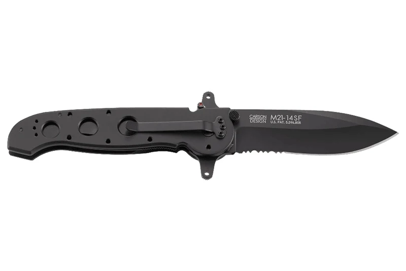 Couteau pliant CRKT M21-14SF manche alu anodisé gris 13,5cm