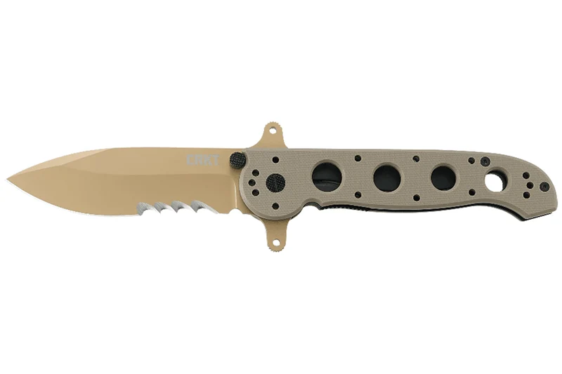 Couteau pliant CRKT M21-14DSFG manche G10 camouflé désert 13cm