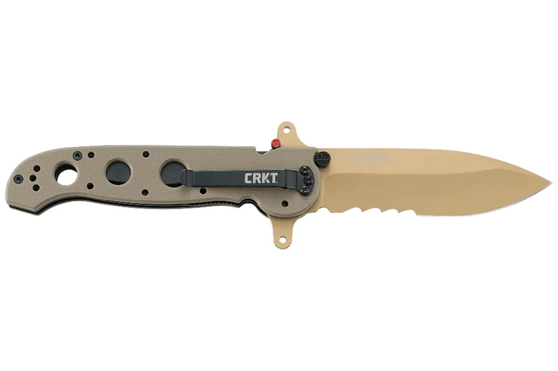 Couteau pliant CRKT M21-14DSFG manche G10 camouflé désert 13cm
