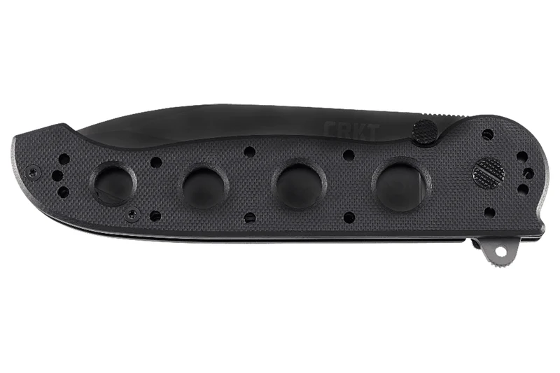 Couteau pliant CRKT M21 manche à trous G10 noir