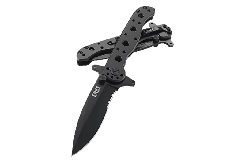 Couteau pliant CRKT M21-10KSF manche acier inox noir 10cm