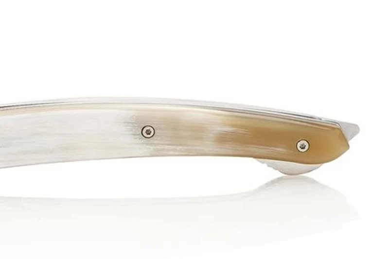 Couteau pliant Le Thiers Verrou Claude Dozorme manche corne claire 12cm
