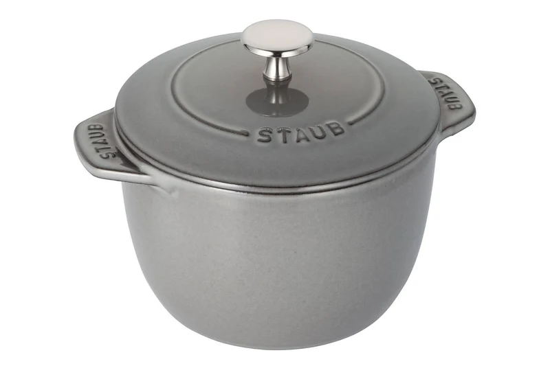 Cocotte à riz et légumineuses Staub Gohan en fonte émaillée gris graphite
